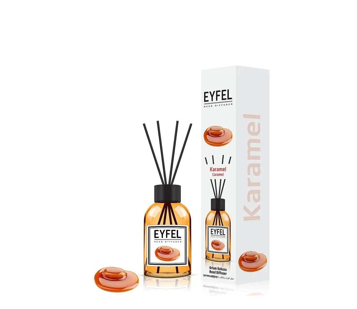 خوشبو کننده هوا ایفل EYFEL مدل کارامل Caramel حجم 120 میلی لیتر