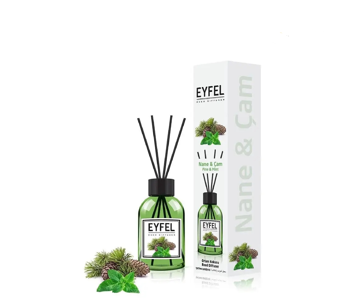 خوشبو کننده هوا ایفل EYFEL مدل پای و مینت( کاج و نعنا ) mint & pie حجم 120 میلی لیتر
